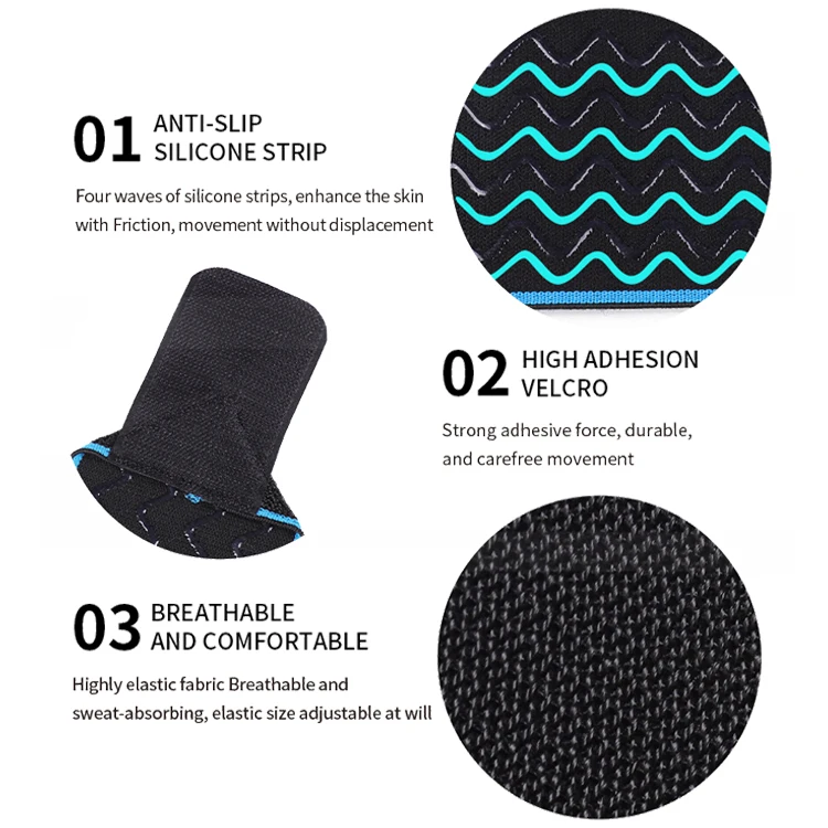 Runyi Custom Logo Color Gym Barbell Weightlifting Wrist Straps for Assistance Wrist Bands