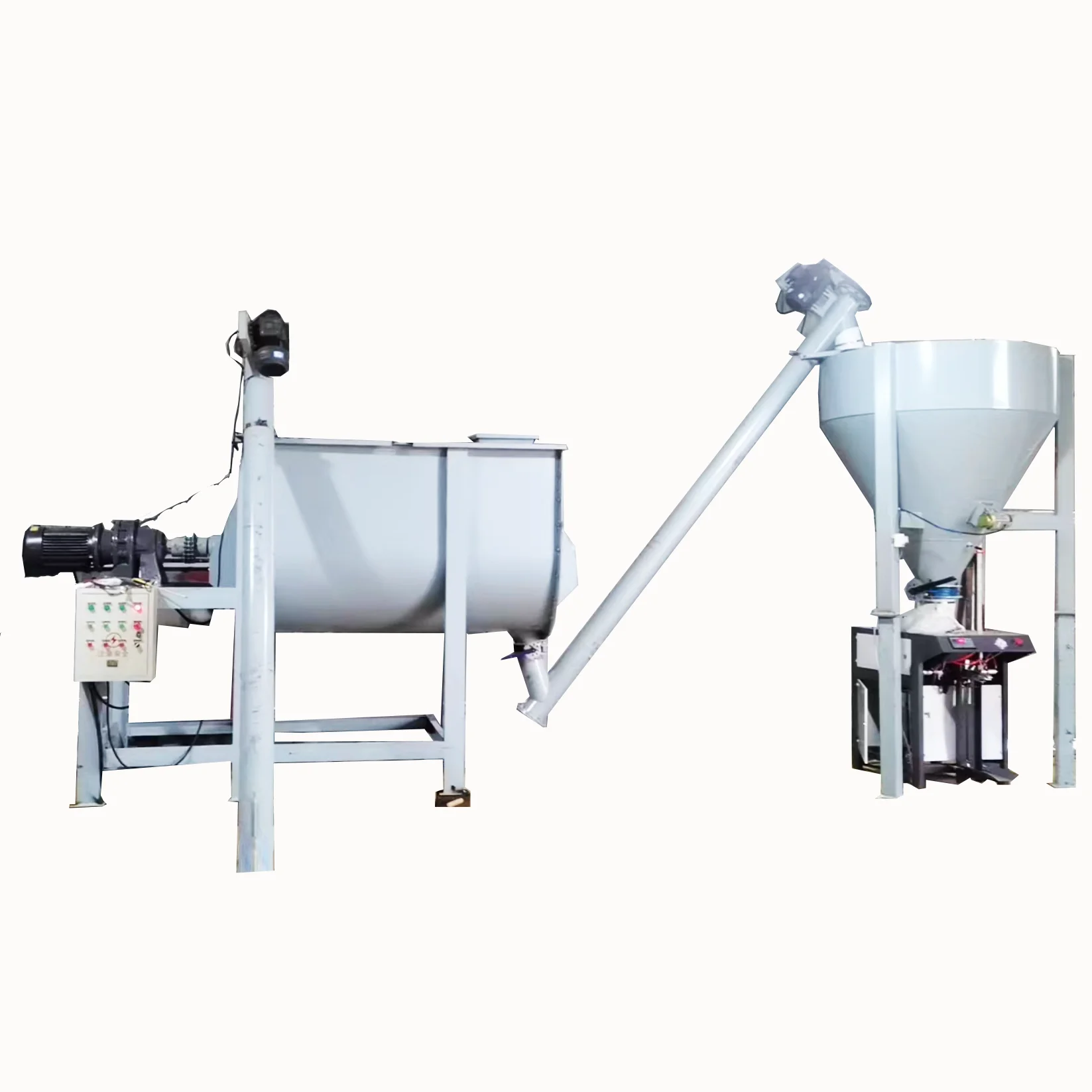 High Efficiency Small Dry Mortar Production Line Tile Adhesive Mix Making Machine for Sale