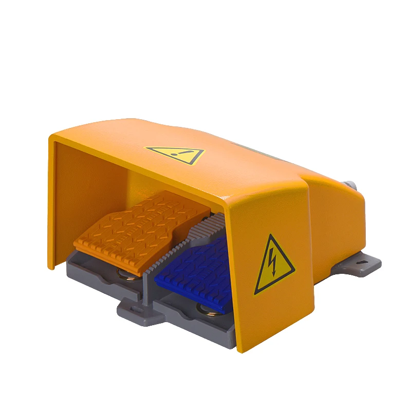 Kacon Heavy Duty Momentary Foot Switch Double Pedal with Full Guard