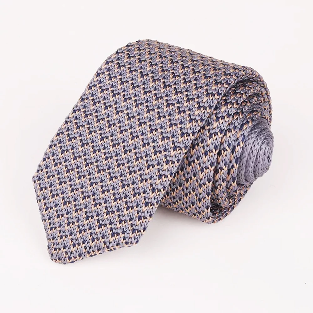  2019 мужские модные галстуки вязаные с индивидуальным рисунком