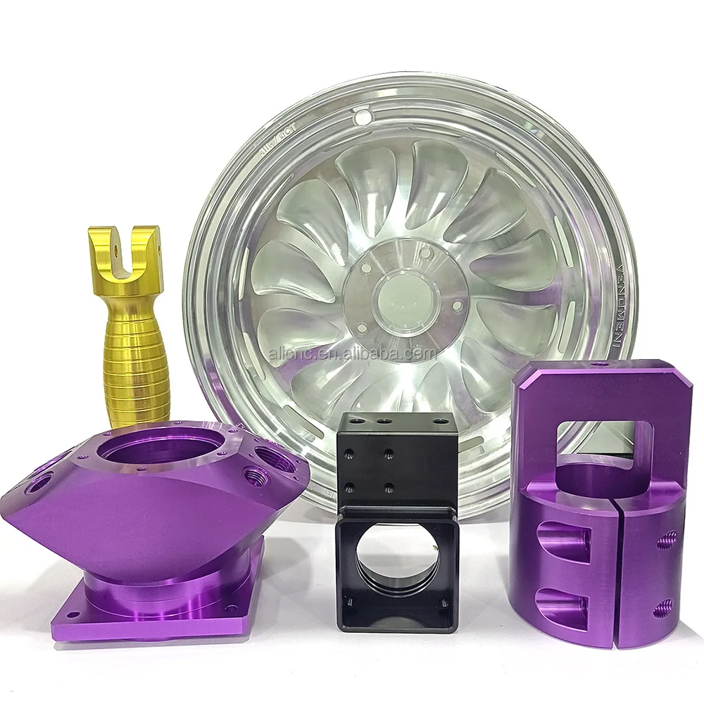 Custom Cnc Milled Lathe Turning Anodizing Machining Services Aluminium Customized Auto Motorcycle Small Metal Assembly Part