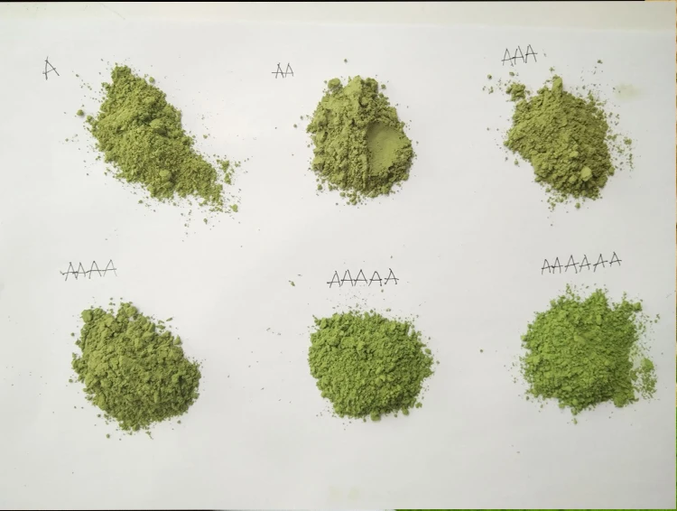 quality naturel bulk ceremonial drink green tea 4a grade matcha powder