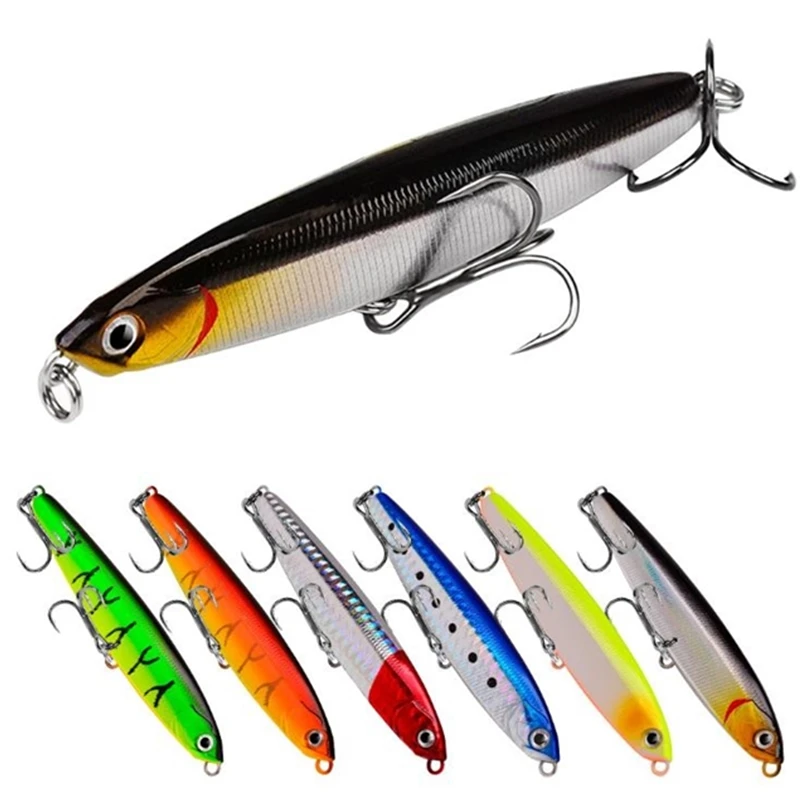 Drop Shipping ABS Hard Pencil Lure 10/14/18/24g Sinking Artificial Fishing Lure