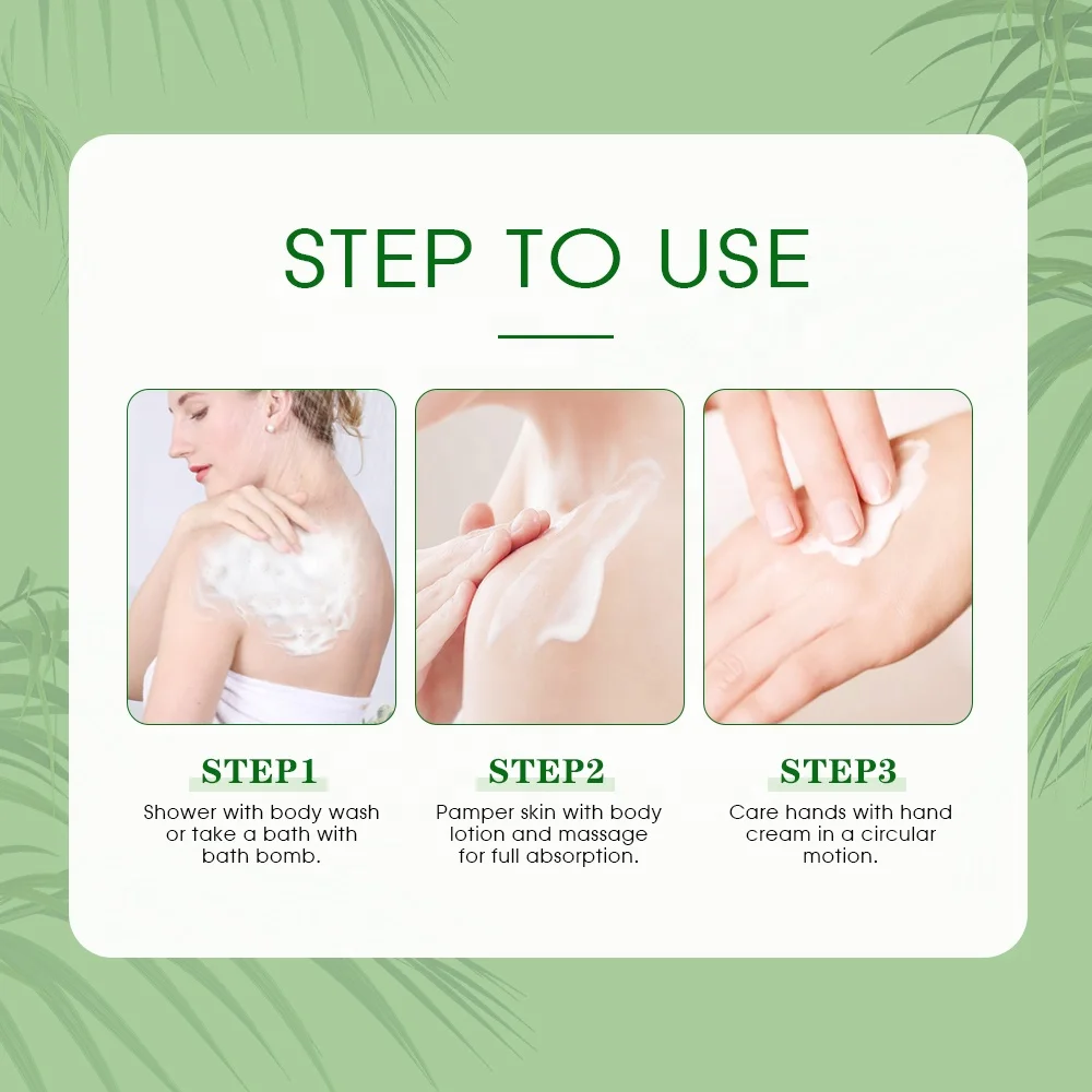 Bath Set Shower Gel Bath Bomb Body Lotion Hand Cream Spa Gift Sets for Women