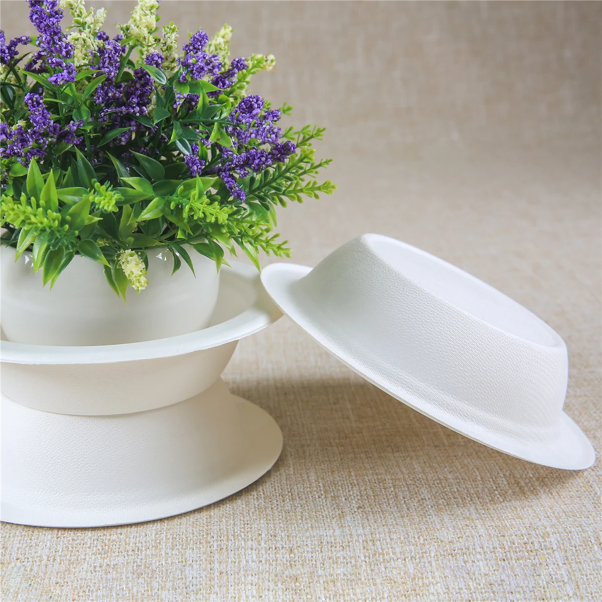 Lz-tw16 оптовая продажа Эко-дружественных бумажный контейнеры для еды одноразовые биоразлагаемые сахарного тростника багасса сушильщика чаша