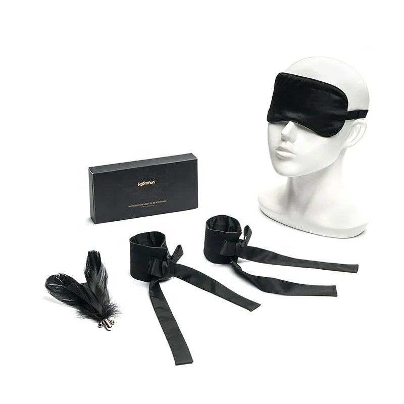 Teasing Feathers SP Small Nipple Clip Handcuffs Eye Mask Low Temperature Candle Bondage SM Products Flirting Suit