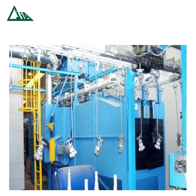 Industrial rust remover Q38 Continuous shot blasting and painting machine in abrator