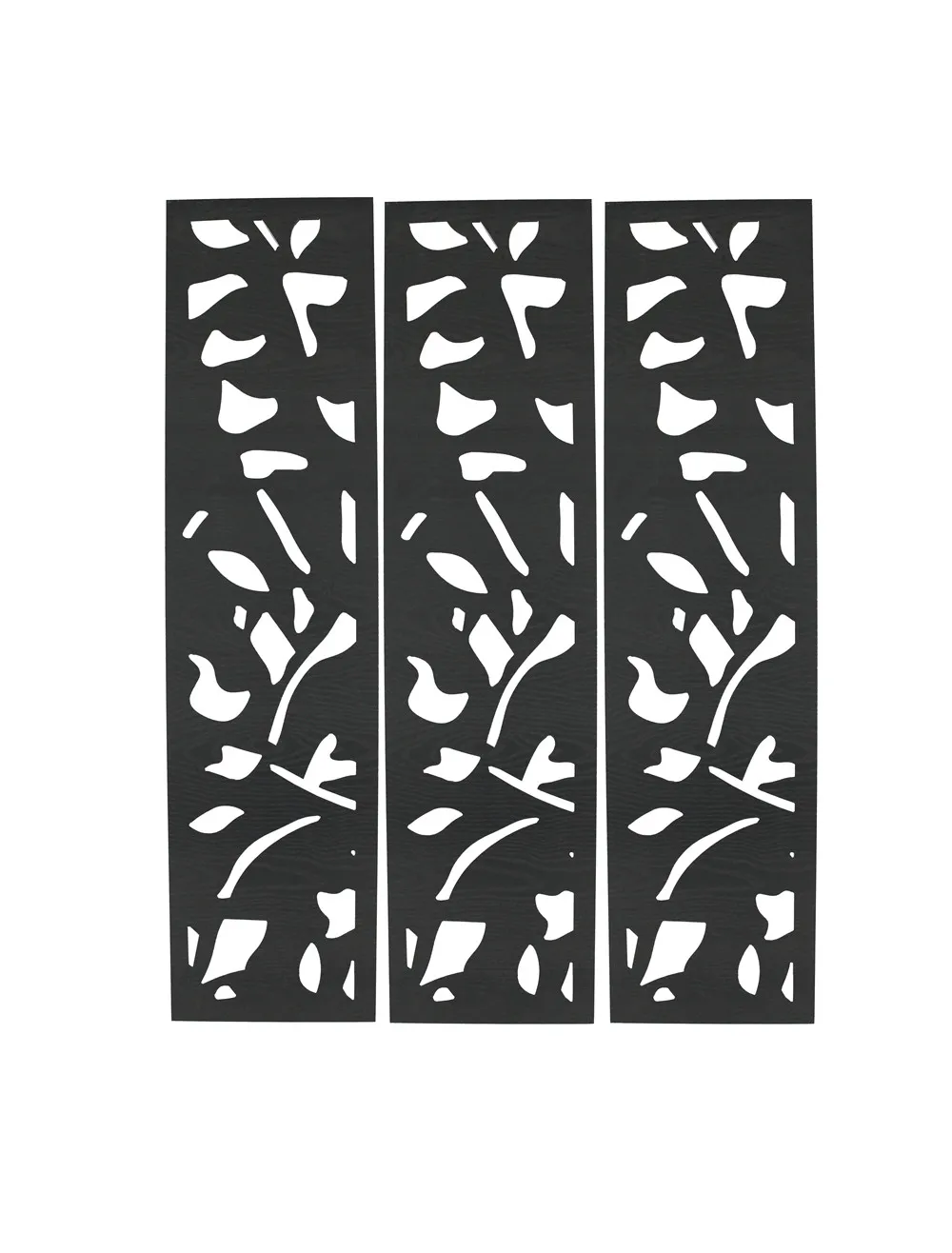 Recycled materials Plastic wood composites WPC wood plastic decorative garden fence decorative balcony fence grill design