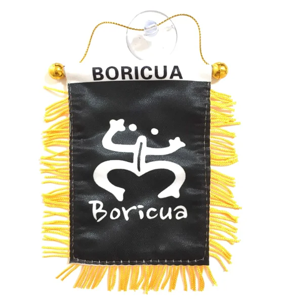 Пуэрториканский флаг для автомобиля Bandera de Пуэрто-Рико Boricua Mini Banner