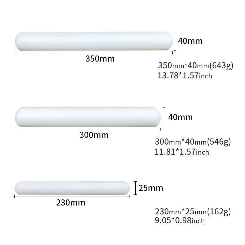 Amazon 45*4cmPOM Скалка, антипригарная Скалка, инструмент для помадки, торта, прямые продажи с завода