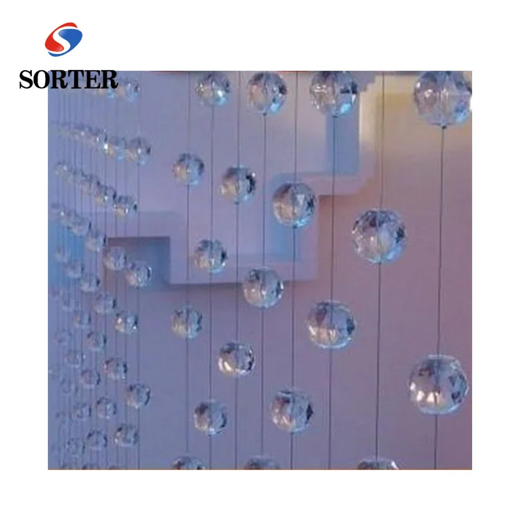 luxury crystal glass bead curtain for Living Room Bedroom Dining hall Decor