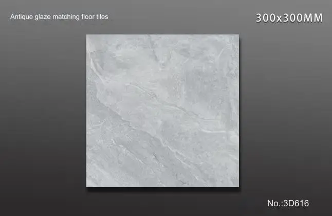 Foshan Stone Antique Glaze Matching Floor Tiles Small Square Tiles Carpet Tiles Modern Natural Source Factory 30*30cm Gray 9mm