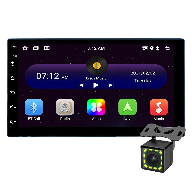 Universal Touch Screen 2 Din Android Car Radio Dvd Player Multimedia Double Din 7 Inch Gps Navigation Car Stereo