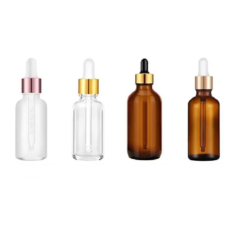 5ml 10ml 15ml 20ml 30ml 50ml 100ml amber glass dropper bottle/cosmetic packaging/cosmetics packaging containers