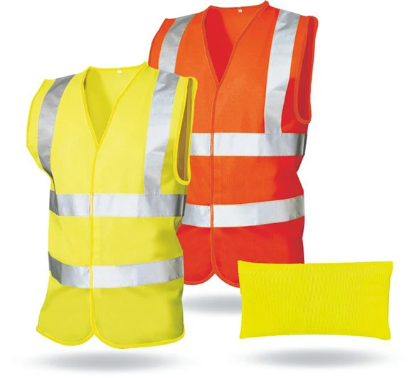 High quality  flame  retardant  knitted  fabric reflective car vest  class 2