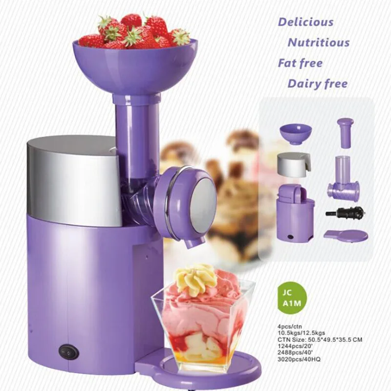 Salad Shooter Fruit Blender Frozen Fruit Dessert Maker Deluxe soft ice cream maker machine Ice Cream Makers