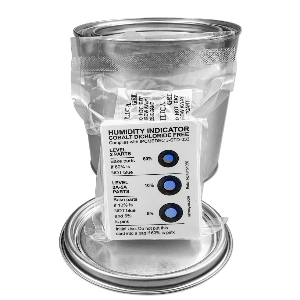 New Products Hot Sale Pcb Packing Cobalt Dichloride Free Humidity Indicator Card