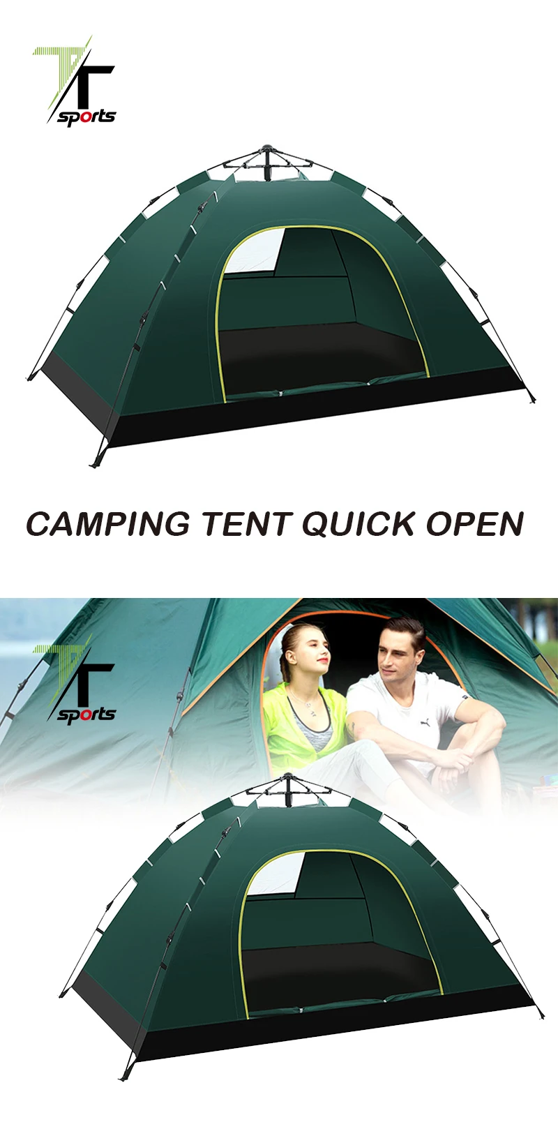 TTSPORTS Factory Customized Tent And Friends Living Resort Tent Traveling Camping Big Family Outdoor Tent