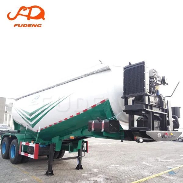 High Loading Capacity 3 Axles 40cbm 45ton 60ton Cement Bulk Tanker Fly Ash Silo truck Trailer For Sale