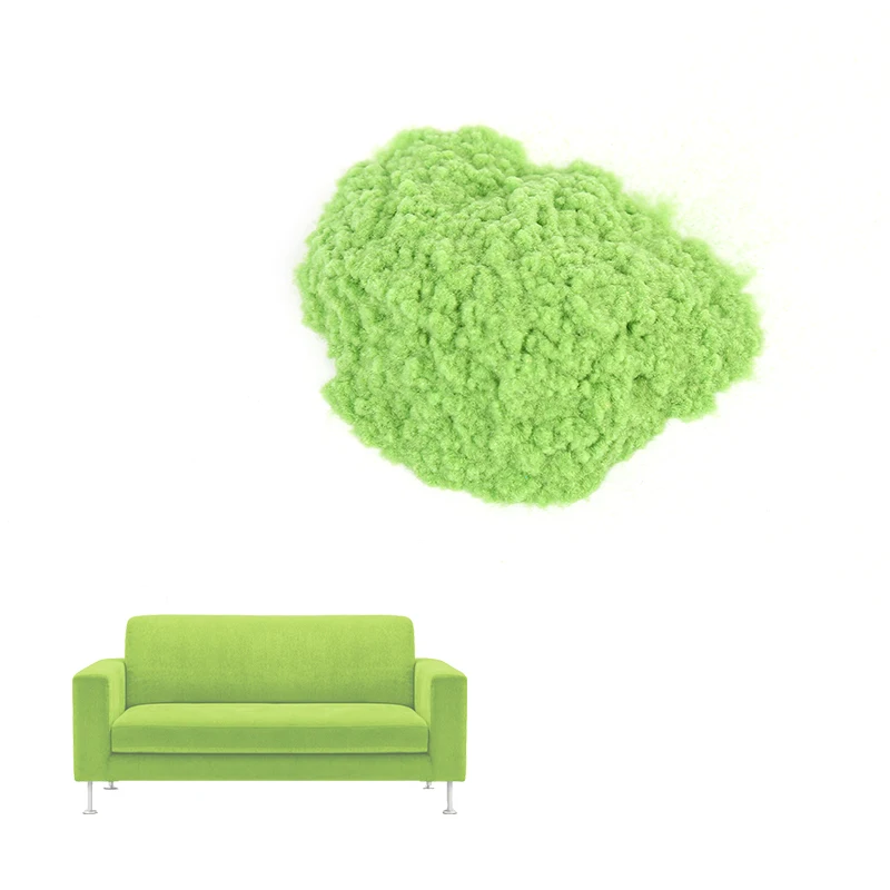 100% полиэстер, пудра из флока для дивана