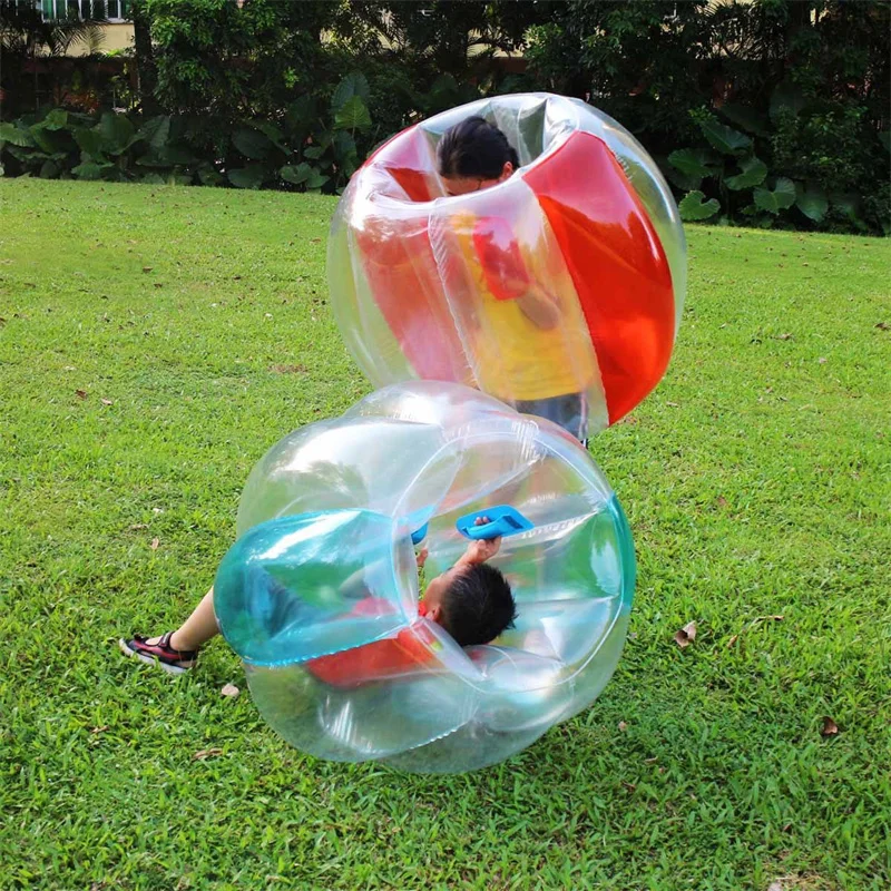 NewBlessing TPU 1.5m Human Size Customize Bubble Ball Body Zorb Bubble Football Inflatable Bumper Ball