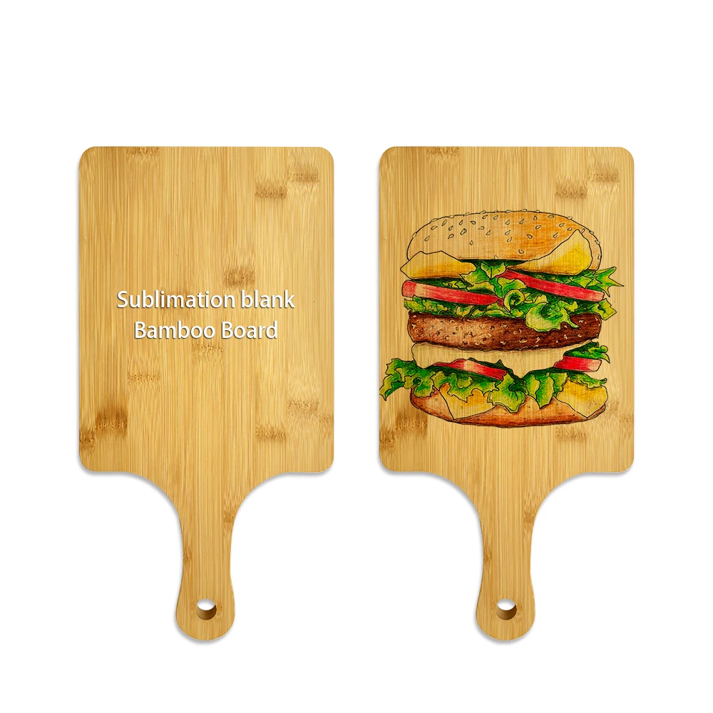 Sublimation Bamboo Pizza Board Custom Printing Bamboo Pizza Board Sublimation for Plate Sublimation Cutting Boards