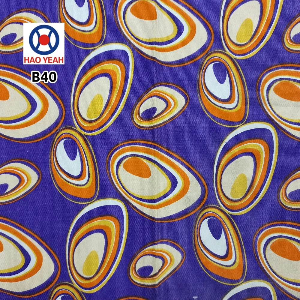 Professional digital printing polyester / cotton woven printed canvas fabric suitable for tent tablecloth and bag making