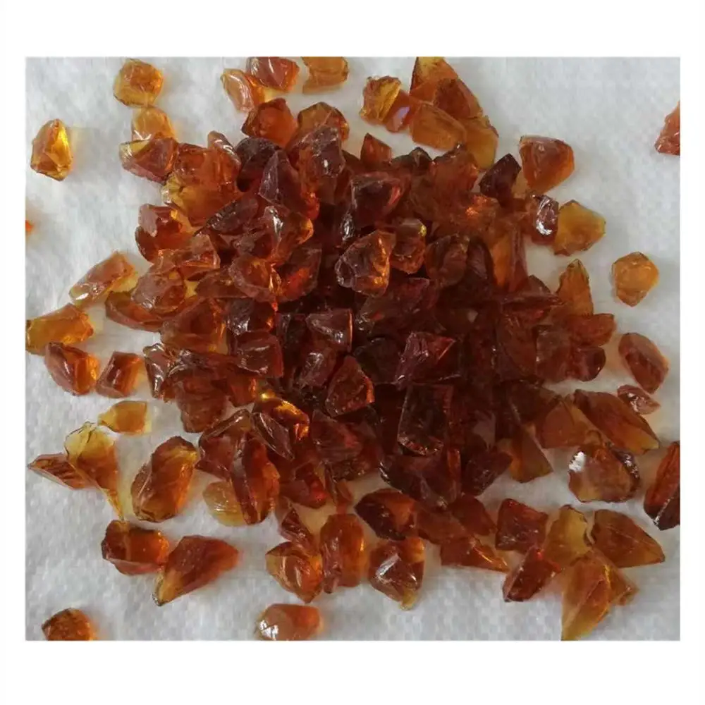 
Red Color Crushed Landscape Glass Rock Recycled Glass Mulch 