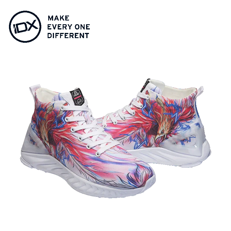 
2020 IDX Dynamic Trend Couple Graffiti Ladies Rubber Canvas Sports Shoes Men 