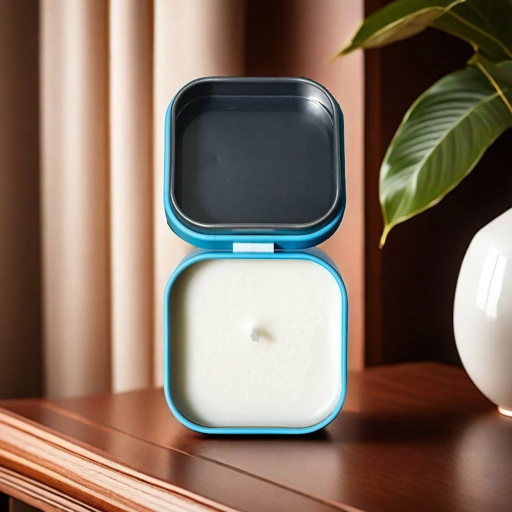 Loysu Cube Sugar Soy Wax 70g Scented Candle with Velvet Rose Oud Floral Scent Aroma Fragrance for Home Hotel Restaurant Gift