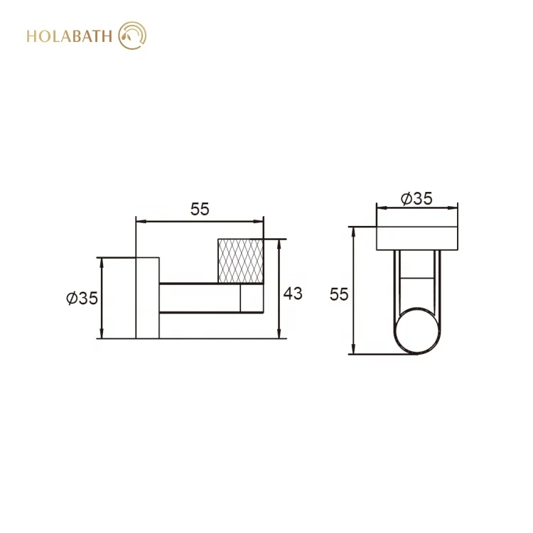 Hot Sale Towel Hooks Single Heavy Towel Hanger Waterproof Stainless Steel Hanging-Bathroom self adhesive Hooks