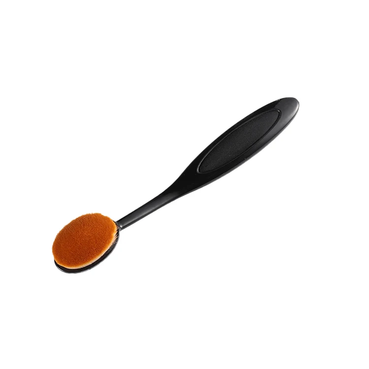 Makeup Oval brush Set 3pcs Cosmetic Brush for Foundation Blush Concealer Eyeshadow Pink Make up brush