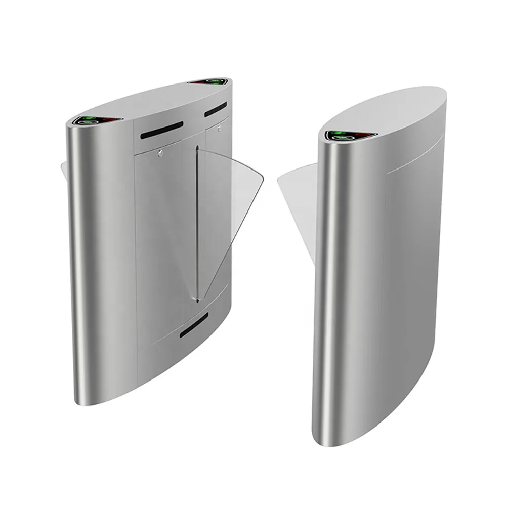 Automatic Fingerprint Turnstile Flap Barrier Gate Rfid Access Control System For Mrt Subway Turnstile China
