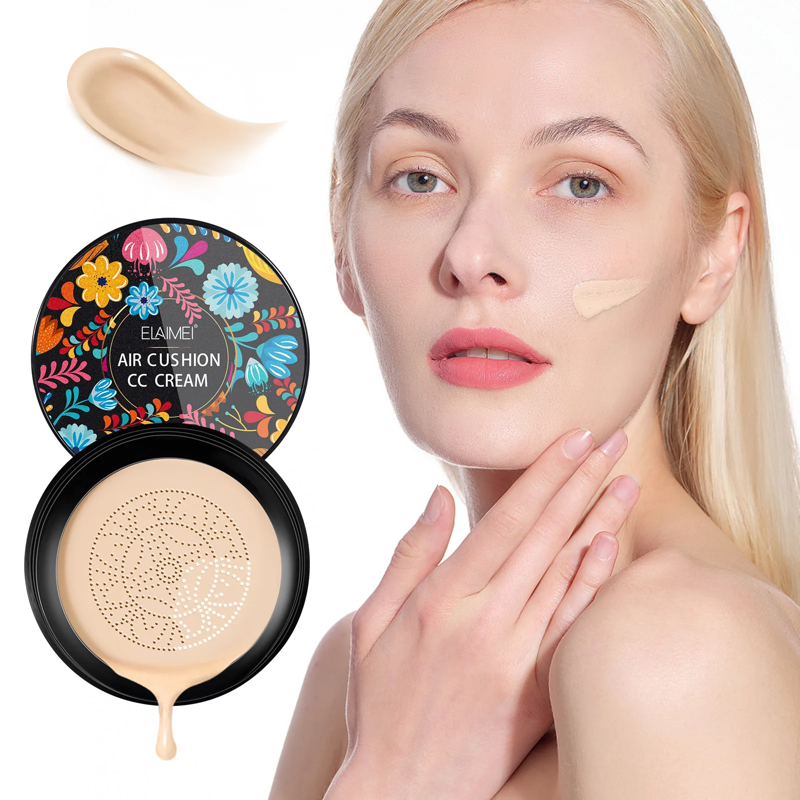 OEM ODM Mushroom Head Air Cushion BB Cream Concealer Lasting Nude Makeup Moisturizing Pigment CC Liquid Foundation bb face cream