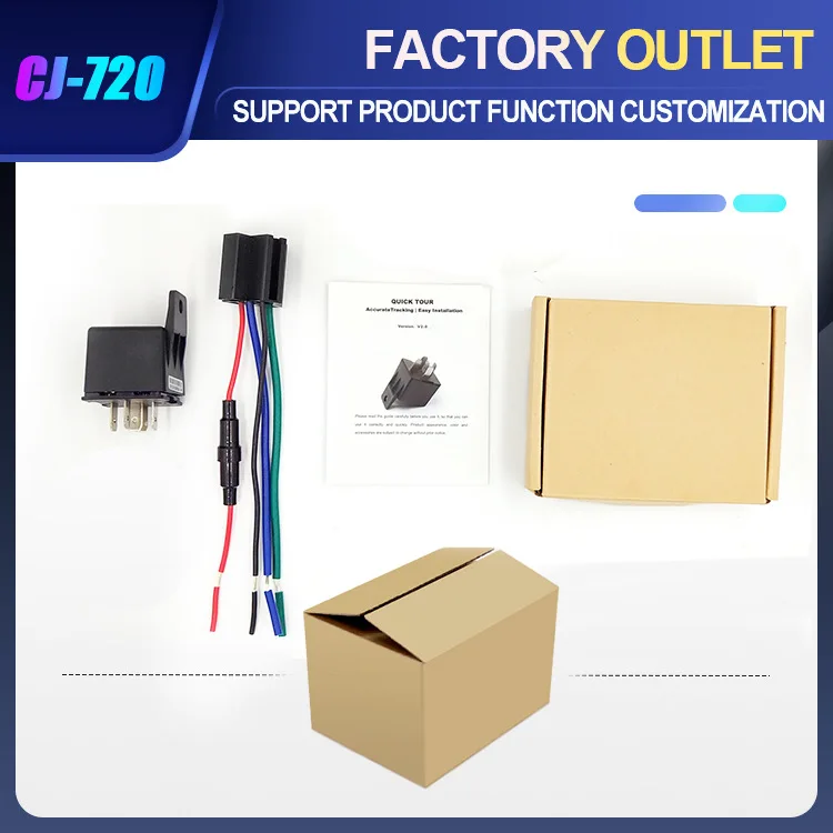 CJ720 Speed Chip MT2503D Vehicles Multiple management hidden mini gps tracker vehicles