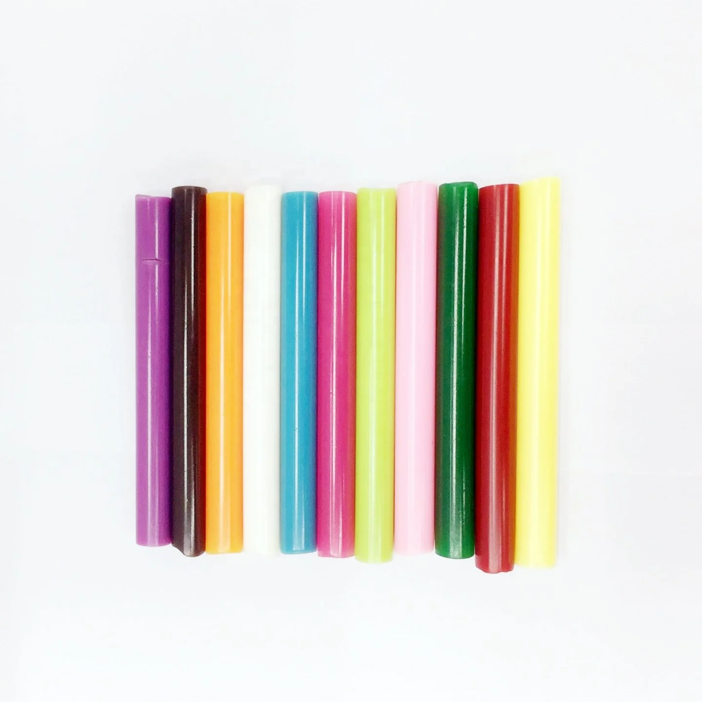 
7mm color hot melt glue stick 11mm silicone glue stick 
