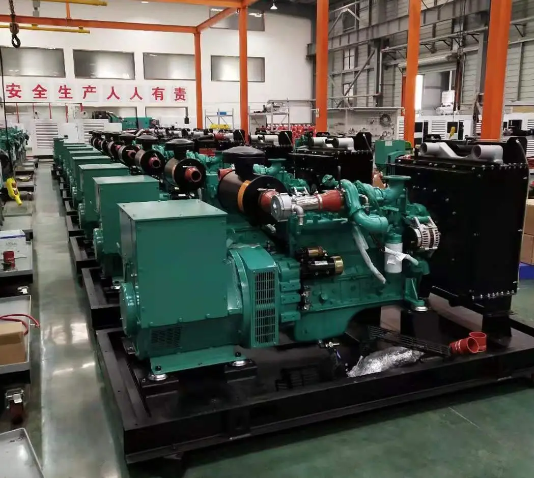 China factory 60kW natural gas generator set biogas 75kVA for