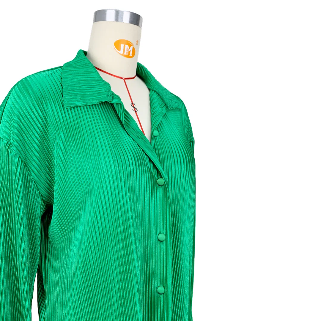 PDEP 2023 Sexy Fashion Comfortable casual Pleated   women Wide Leg Pants two piece set for women clothing