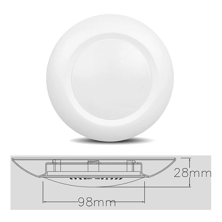 Лучшее качество светодиодный светильник slim disk с регулируемой яркостью j-box flush 15 Вт etl downlight
