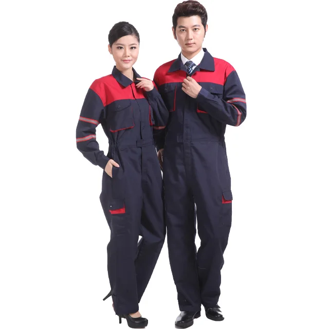 
Custom logo workshop overalls workwear uniforms industrial uniform construction workwear overalls 