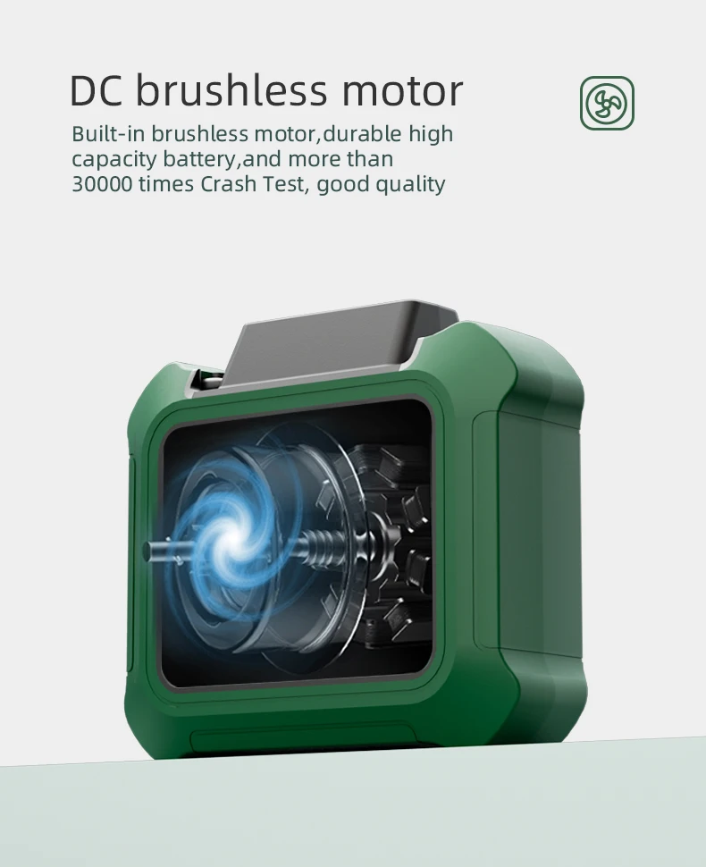 6000mAh Battery Air Cooler Mini Portable Rechargeable Bladeless Waist Hanging Neck Fan with Power Bank for Mobile Phone