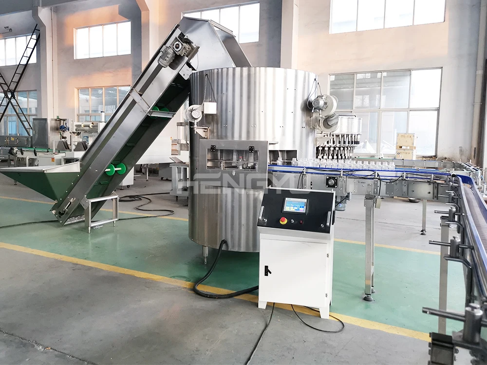 Automatic pet bottle unscrambler machine