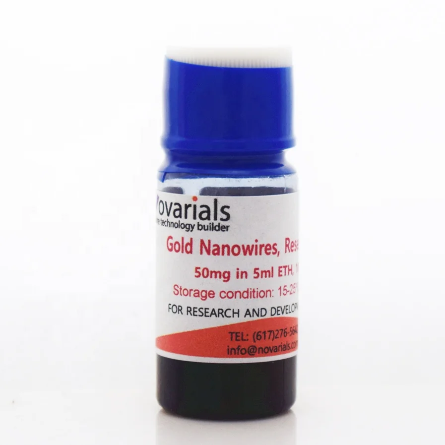 Дисперсионная нано-проволока Gold Nanowires 3 нм для научных исследований