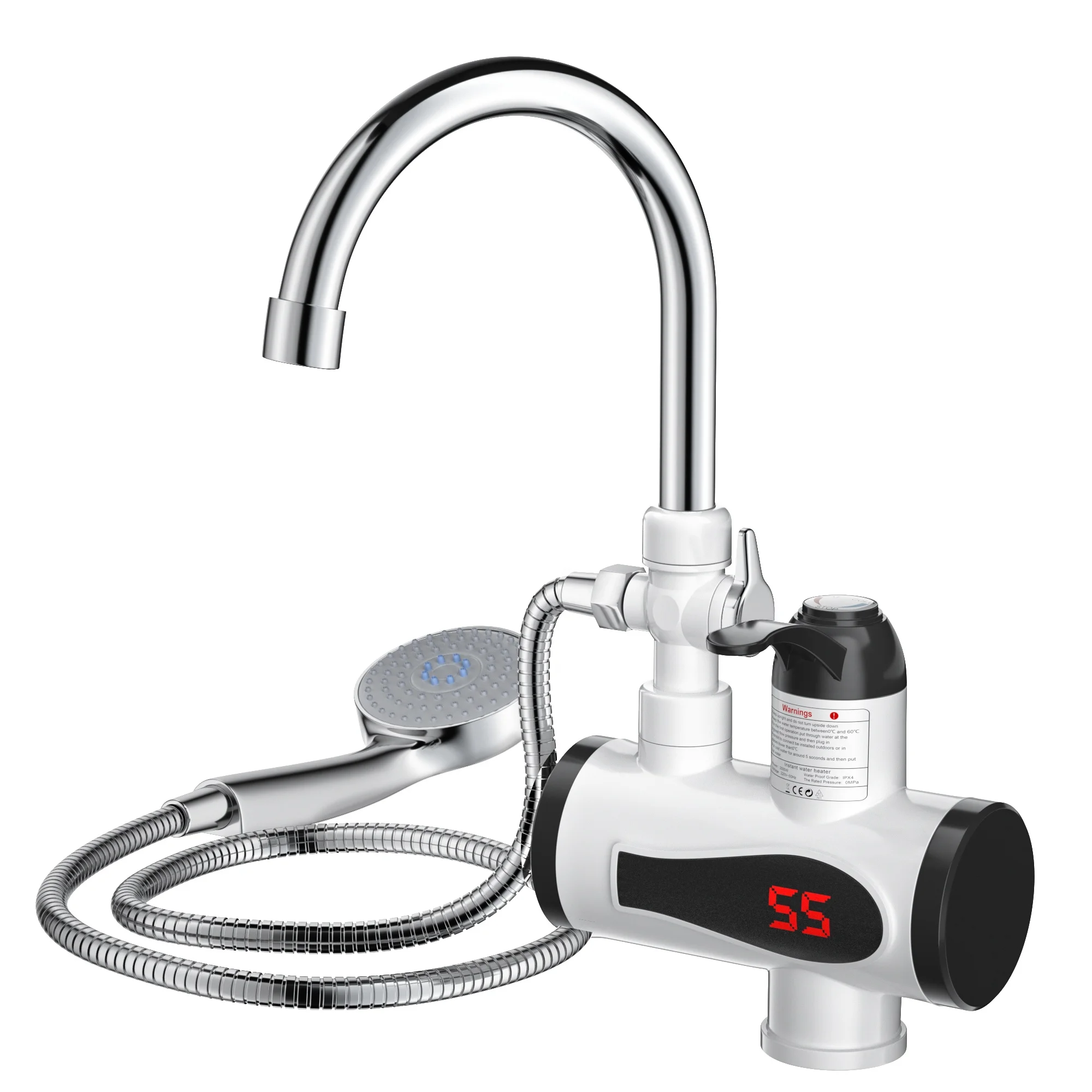 Wellthing factory direct electric hot water faucet instant heating faucet shower head hot water heater tap