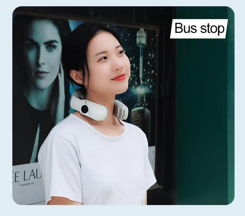 2022 Top Selling New Hand Warmer&Neck Cooler Heater Adjustable Thermostat Heating Small Portable USB Heater Fan Neck Heater