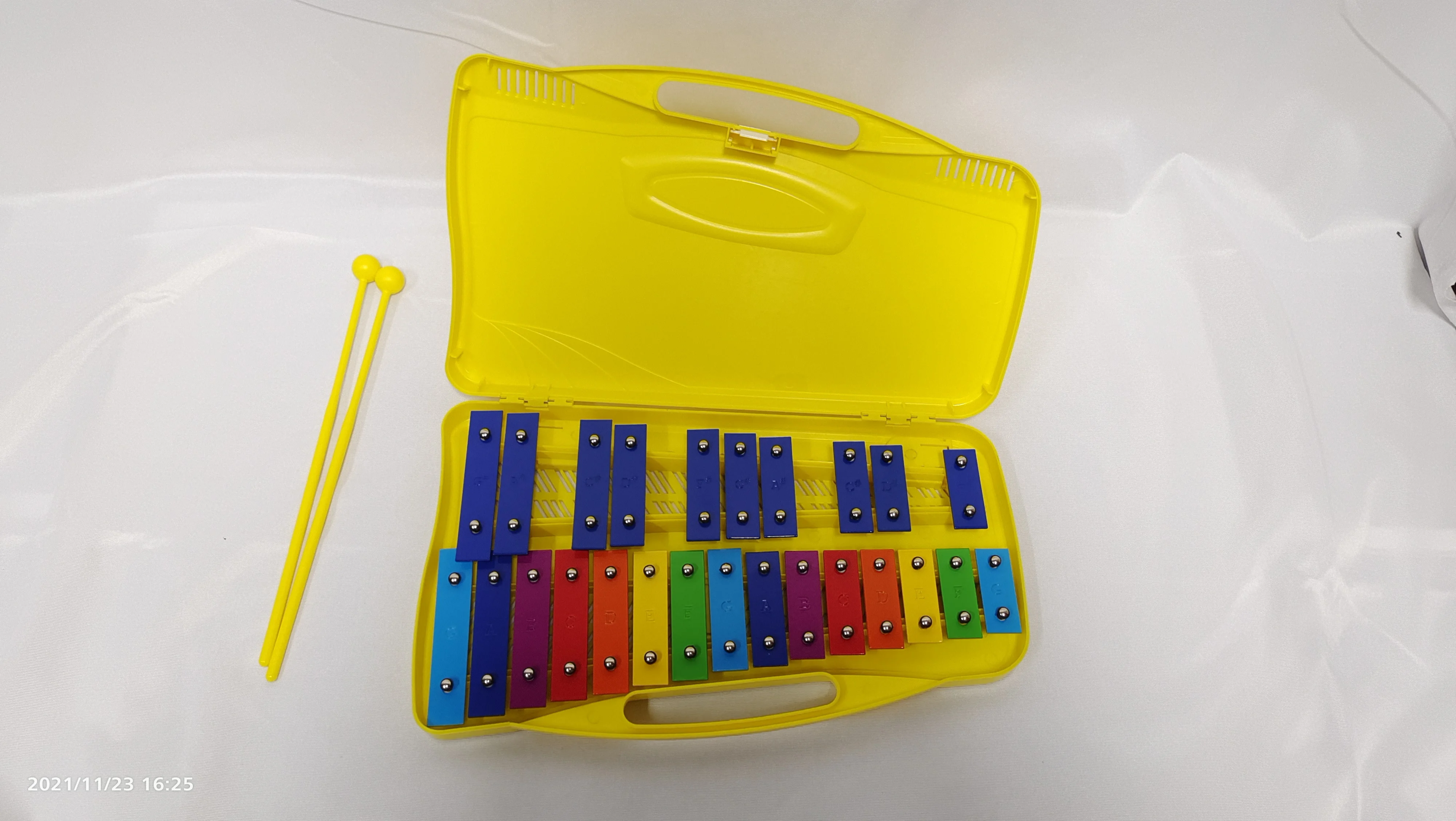 Kids Toys Private Design Yellow 25 Notes Glockenspiel Musical Instrument