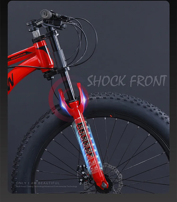 Hot sale suspension fork adult 26 inch aluminium alloy frame carbon mountain bike 27 speed