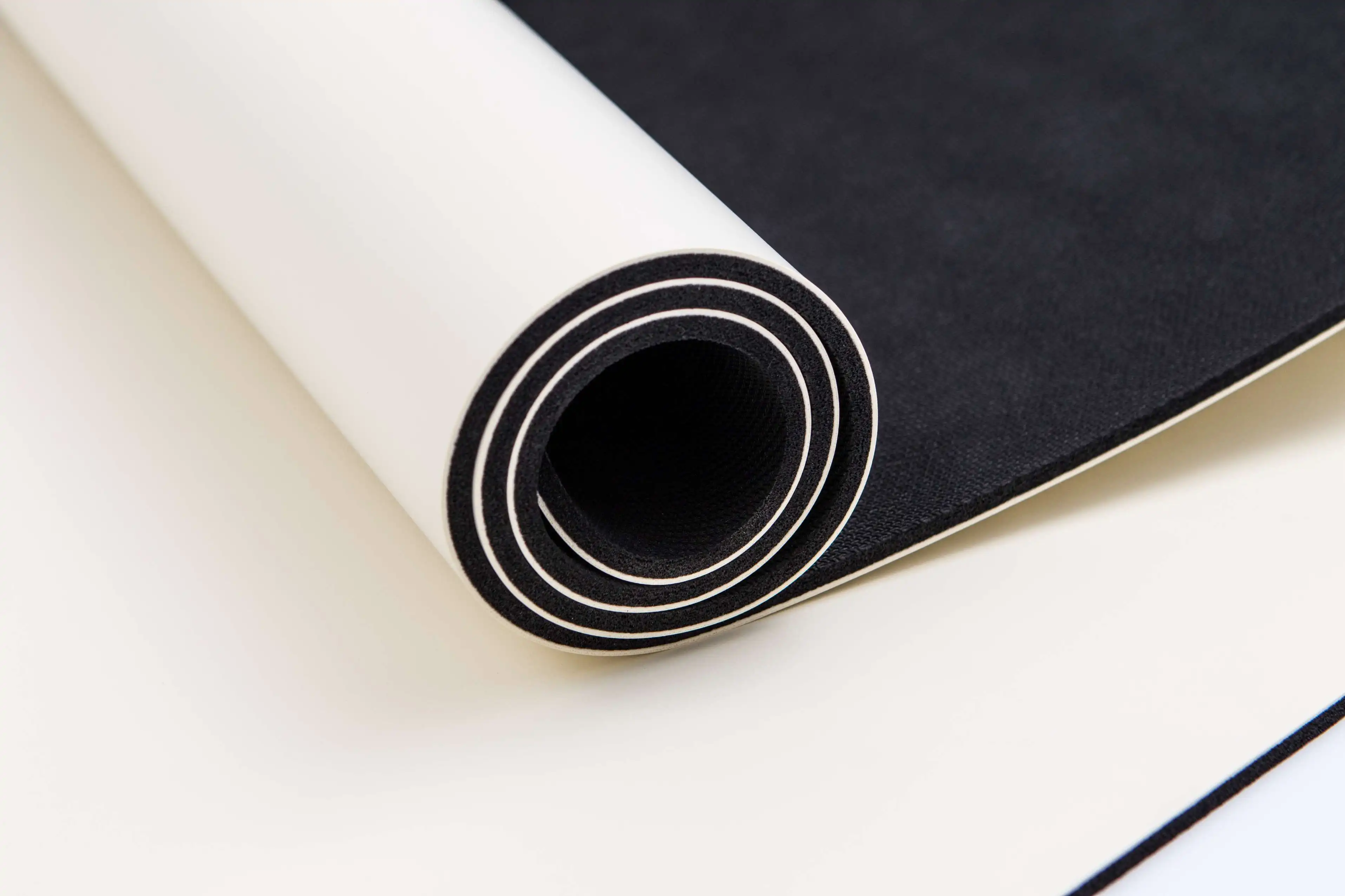 Wholesale Eco Friendly Gym Print Non Slip PU Yoga Mat 5mm Custom Natural Rubber PU Yoga Mat