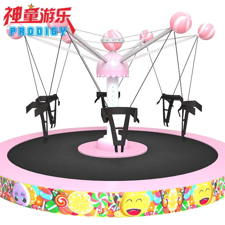 China popular jumping bungee trampoline 6 baby lollipop rotating bungee
