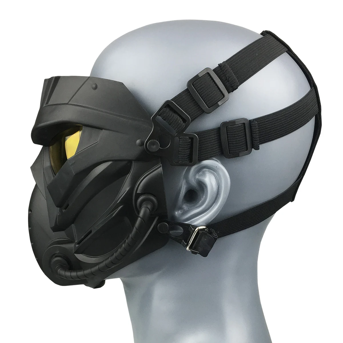2024 NEW PL Outdoor Tactical Game Profiled Protective Facemask With CE Certification Windproof Paintball Profiled Full Facemask
